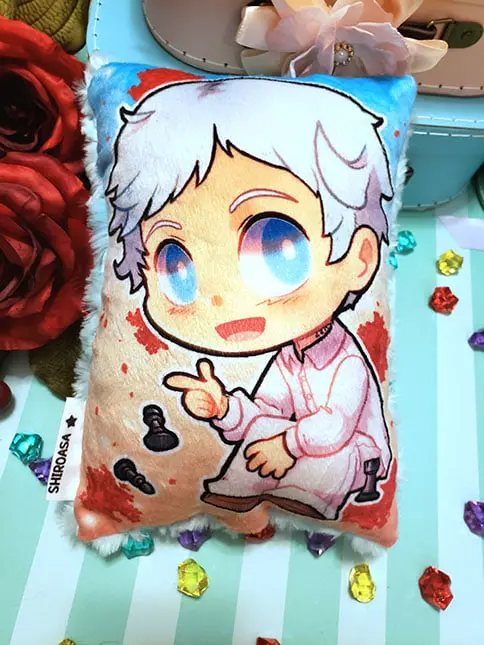 The Promised Neverland Handmade Plush Stuffed Pillow, Norman