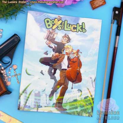 Boys Outta Luck! Printed Comic Book, webcomic original print run