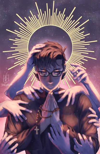 The Prayer - A dark Catholic imagery poster.
