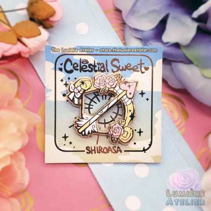 Enamel Pin Cupid's Bow, Valentine's enamel pin, hard enamel pin, cute enamel pin, kawaii pin, lovecore aesthetic pin