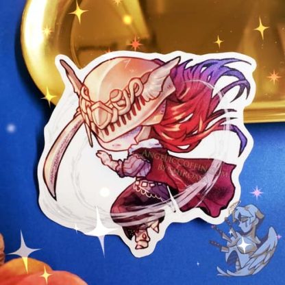 Elden Ring Sticker of Malenia the Severed, vinyl decal