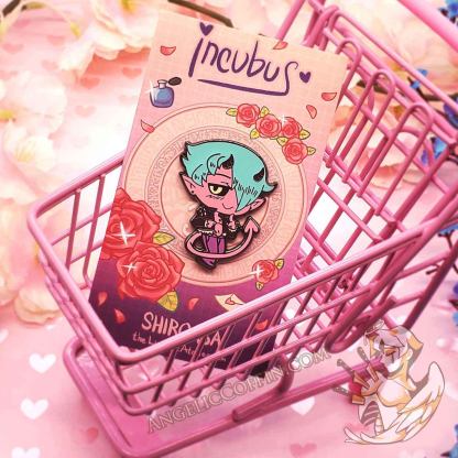 Incubus Demon Hard Enamel Pin from Boys Outta Luck! webcomic