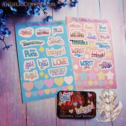 My Little Meowmeow sticker sheets
