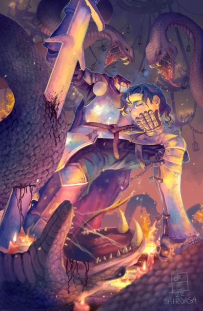 Devouring Serpent Print