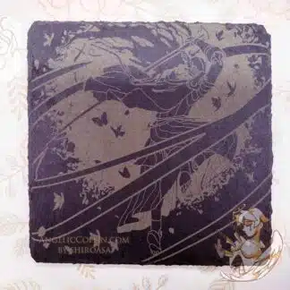 Elden Ring Malenia Blade of Miquella stone slate drink coaster