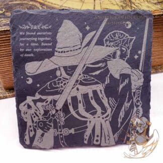 Elden Ring Sorcerer Rogier D Hunter of the Dead stone slate drink coaster