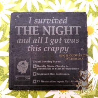 Coaster of Elden Ring: Nightreign relic "I survived the night and all I got was this crappy relic"