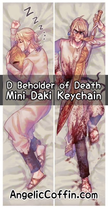 Elden Ring D (Devin) Beholder of Death Mini Dakimakura keychain