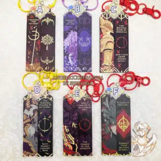 Elden Ring Wooden Keychains, Miquella, St. Trina, Malenia, Morgott, Mohg, Messmer