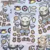 Nightreign Sticker Sheet Build-A-Wylder planner decoration