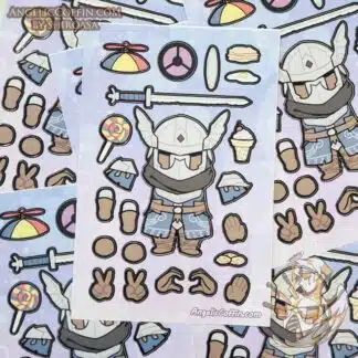 Nightreign Sticker Sheet Build-A-Wylder planner decoration