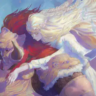 Promised Consort Radahn and Miquella the Kind Art Print