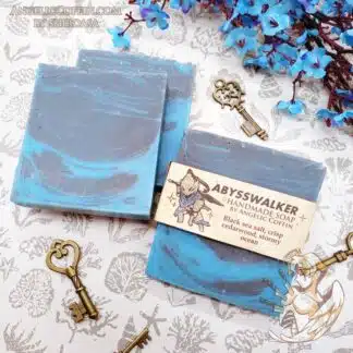 Handmade soap inspired by Artorias the Abysswalker from Dark Souls