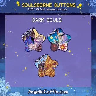 Soulsborne Star Buttons - Dark Souls buttons