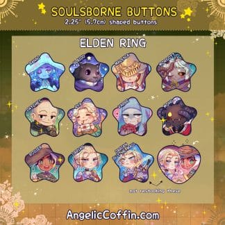 Soulsborne Star Buttons - Elden Ring buttons