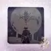 Stone slate drink coaster of the Moon Presence from Bloodborne