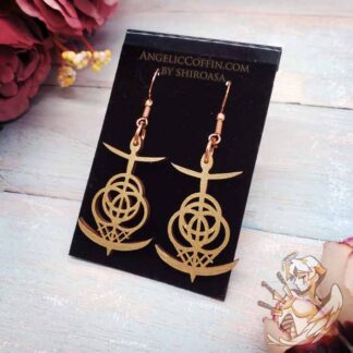 Elden Ring Wooden Earrings