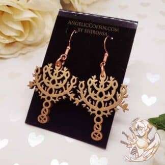 Elden Ring Miquella's Haligtree Wooden Earrings