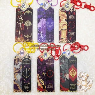 Elden Ring Wooden Keychains, Miquella, St. Trina, Malenia, Morgott, Mohg, Messmer