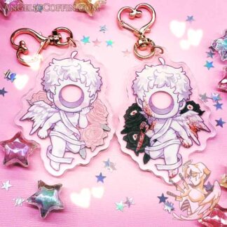 Eldritch Cherub Angel Keychain Charm
