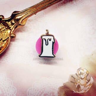 Mini filler enamel pin of a candle