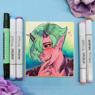 Incubus on shikishi board from Boys Outta Luck!