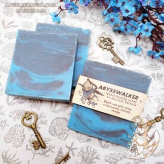 Handmade soap inspired by Artorias the Abysswalker from Dark Souls