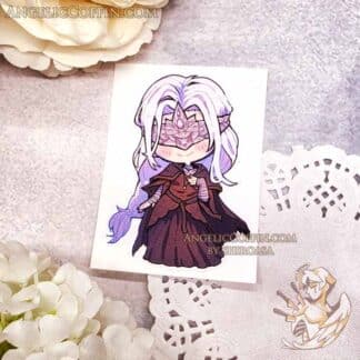 Vinyl sticker of Firekeeper from Dark Souls 3