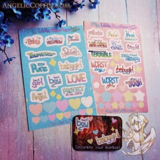 My Little Meowmeow sticker sheets