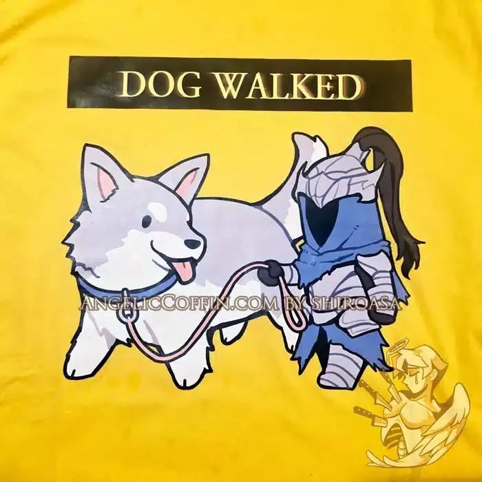 Dark Souls 1 T-shirt featuring Artorias and Sif