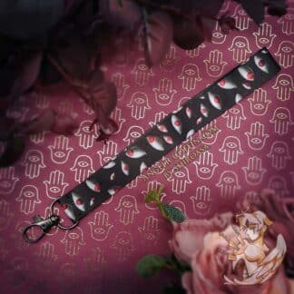 Wristlet lanyard eyes