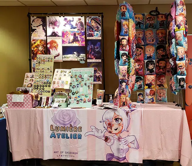 Dokidokon 2021 Artist Alley Booth