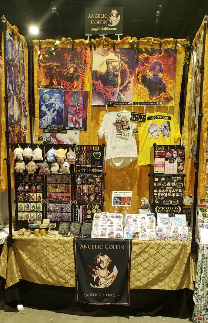 My MAGFest Artist Alley Booth